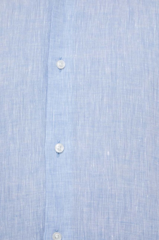 BOSS koszula lniana 50512876 niebieski SS24