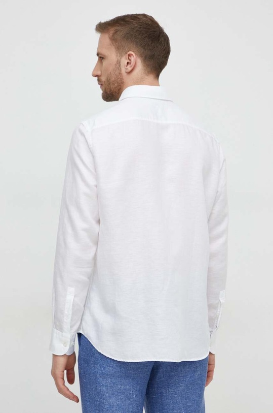 Odzież BOSS koszula lniana 50513676 biały