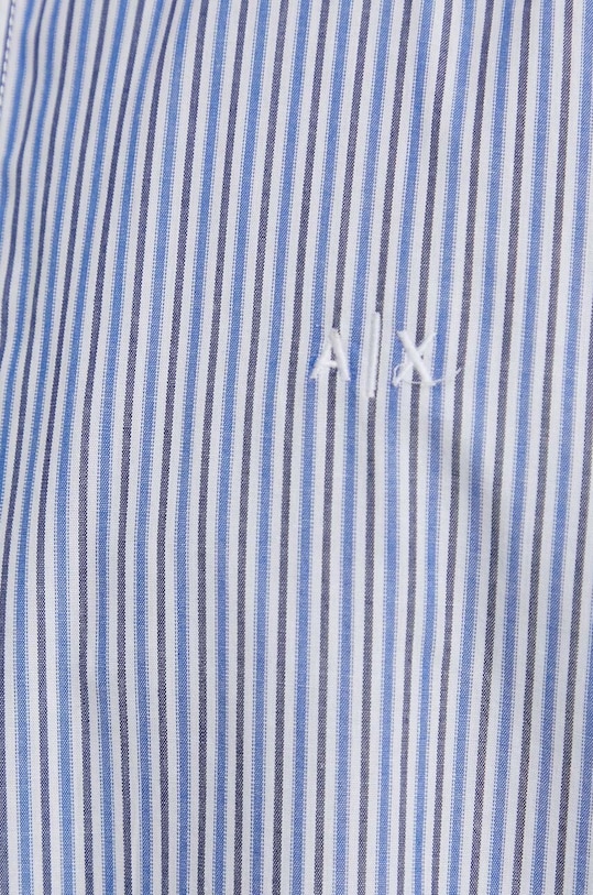 Bavlněná košile Armani Exchange 3DZC16.ZN4SZ námořnická modř SS24
