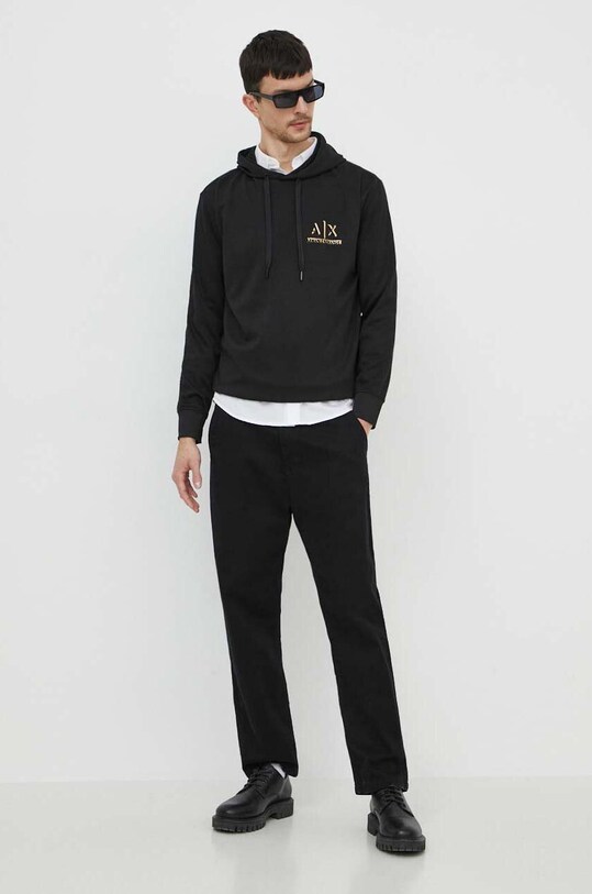 Одежда Хлопковая рубашка Armani Exchange 3DZC36.ZNAUZ белый