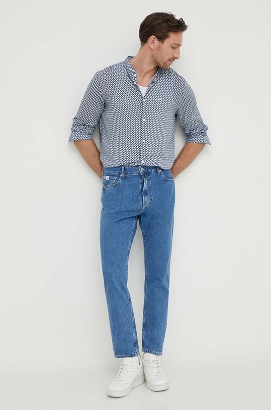 Odzież Armani Exchange koszula 3DZC49.ZNRNZ granatowy