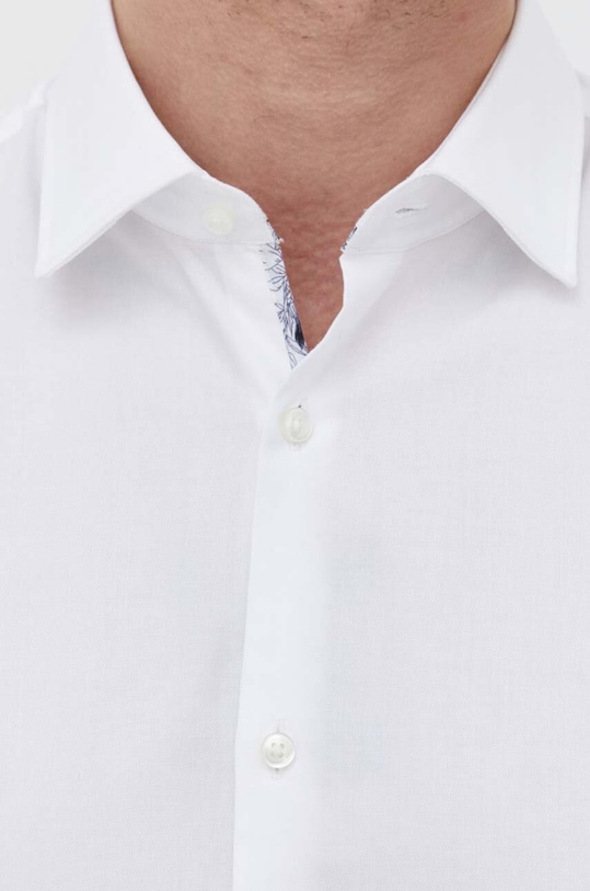 Bavlněná košile HUGO 50513916 bílá SS24