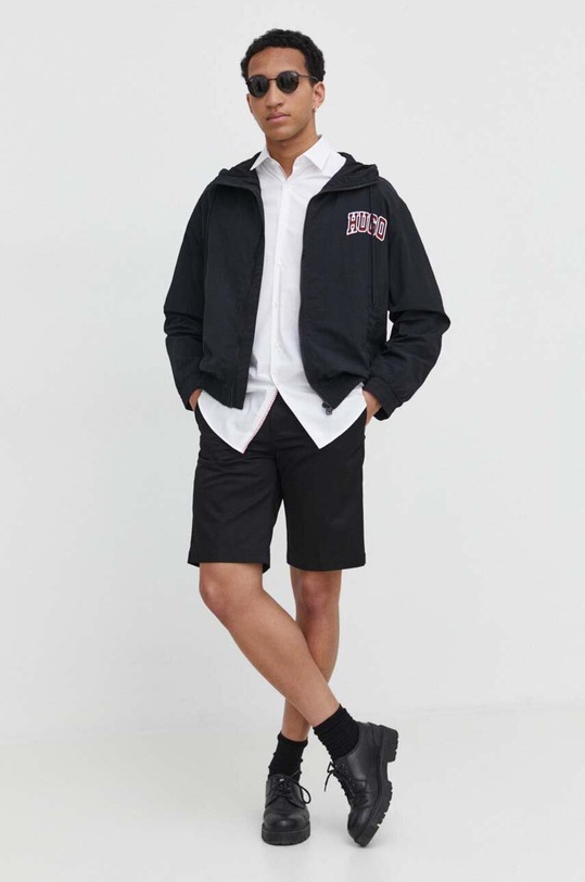 HUGO koszula bawełniana 50513932 biały SS24