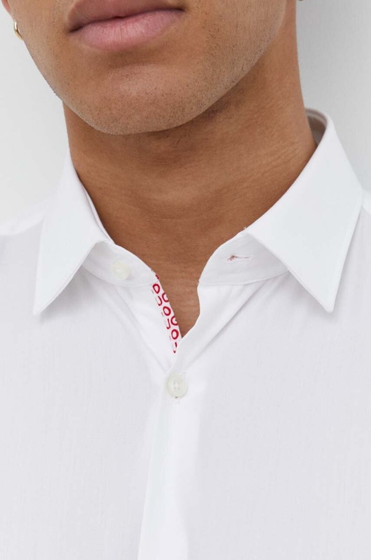 HUGO koszula bawełniana biały 50513932