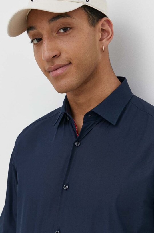 HUGO cămașă din bumbac bleumarin 50513932