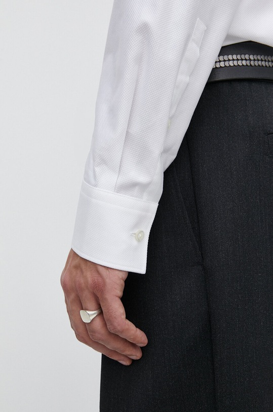 Bavlnená košeľa HUGO 50513931 biela