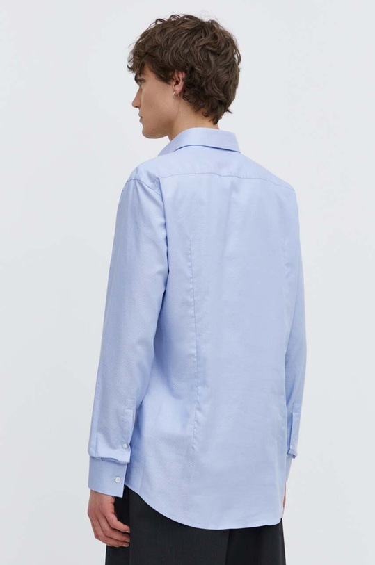 Одежда Хлопковая рубашка HUGO 50513931 голубой