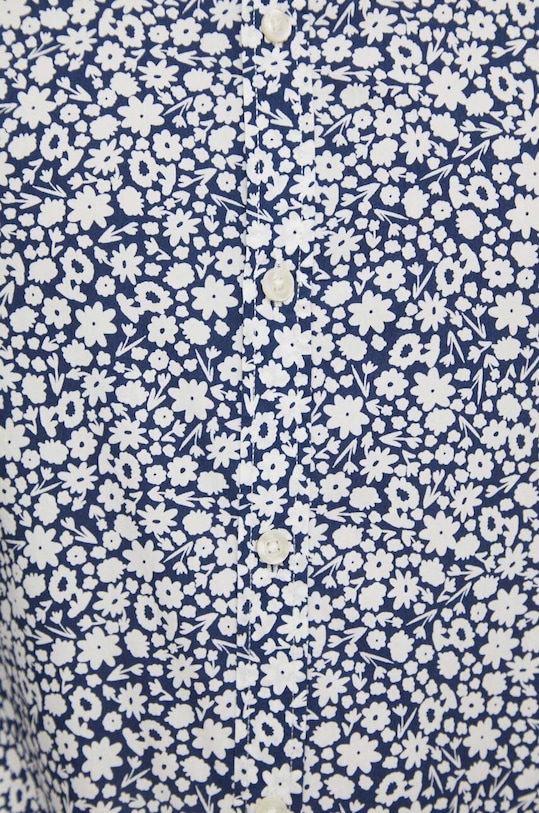 Pamučna košulja United Colors of Benetton 58Z2UQ00W mornarsko plava SS24