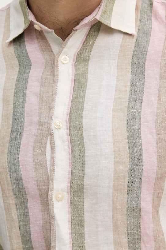 United Colors of Benetton férfi vászon ing 5BKU5QJG8 rózsaszín