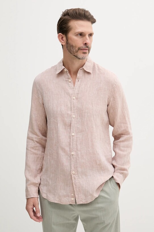 United Colors of Benetton camasa de in bej 5BKU5QJG8