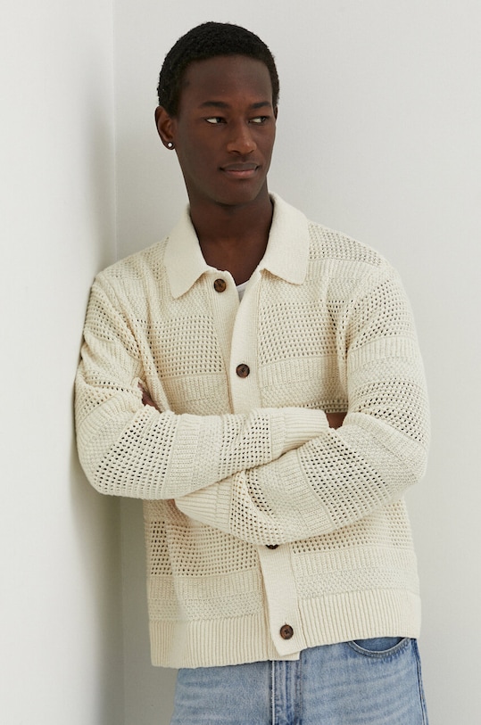 Abercrombie & Fitch cardigan uni bej KI120.4013.178