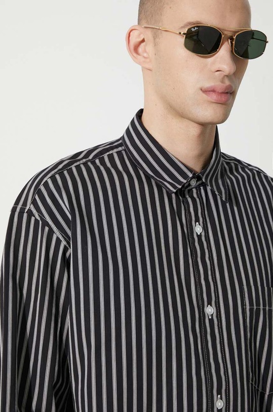 Carhartt WIP cotton shirt Longsleeve Ligety Shirt I032901.1XTXX black