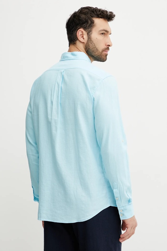 Одежда Льняная рубашка Guess F4GH00.WG3L0 голубой