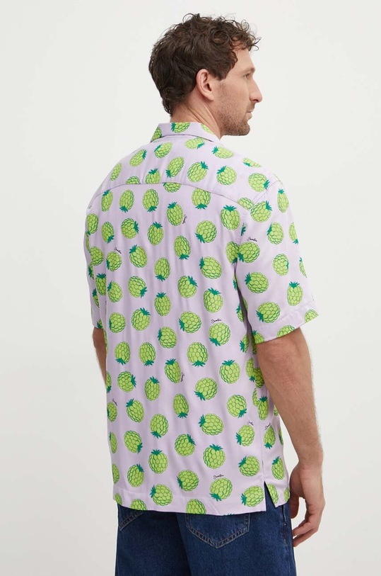 Ρούχα Πουκάμισο United Colors of Benetton 5XRBUQ047 μωβ