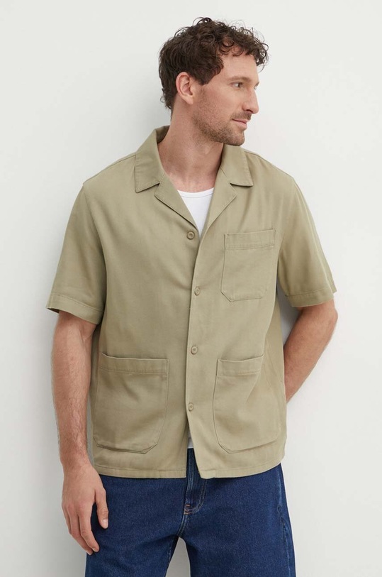 Πουκάμισο United Colors of Benetton κανονικό πράσινο 58TYUQ046