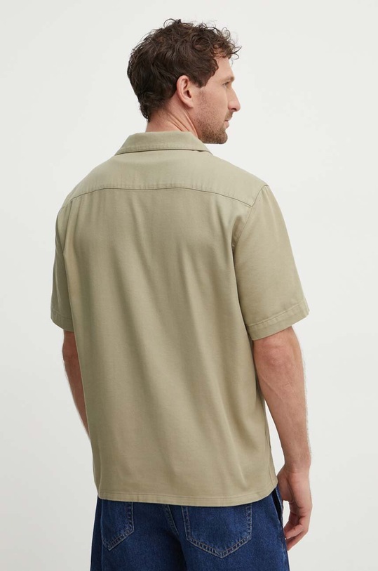 Ρούχα Πουκάμισο United Colors of Benetton 58TYUQ046 πράσινο