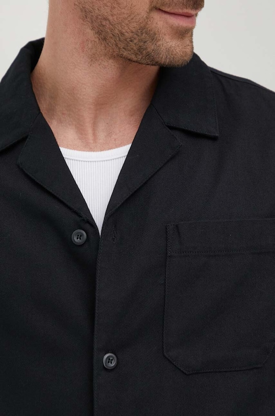 Сорочка United Colors of Benetton 58TYUQ046 чорний