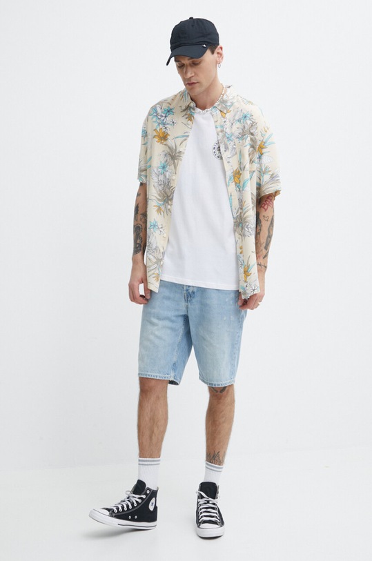 Quiksilver camicia EQYWT04559 beige SS24