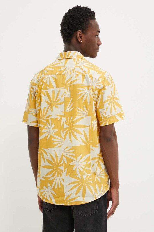 Oblečení Bavlněná košile Quiksilver AQYWT03314 žlutá