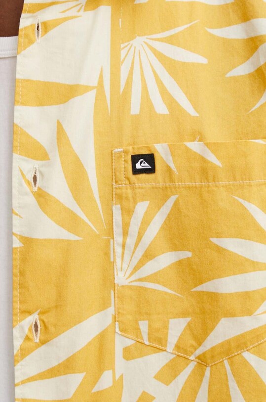 Bavlněná košile Quiksilver AQYWT03314 žlutá