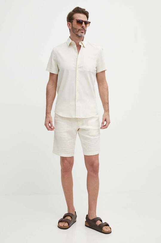 Îmbrăcăminte Pepe Jeans camasa PYKE PM308495 bej