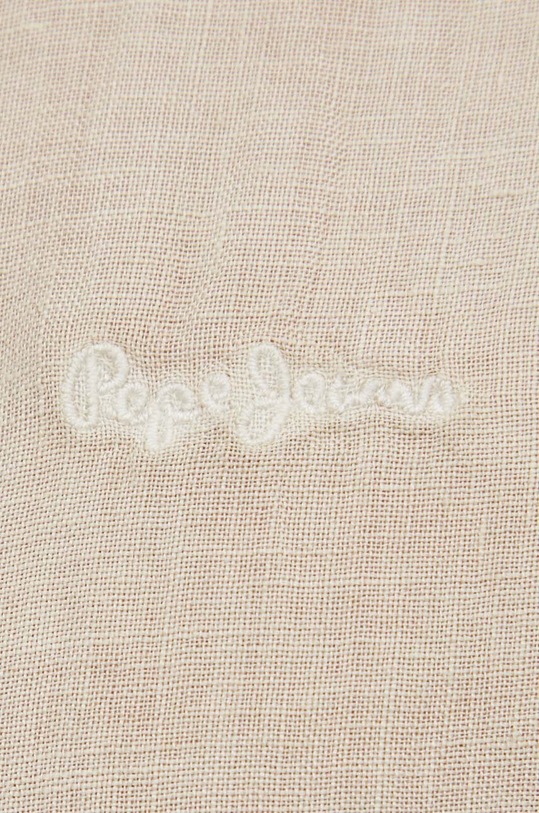 Pepe Jeans koszula lniana PAYTTON PM308523 beżowy SS24