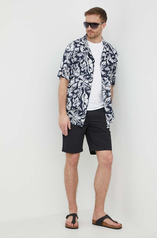 Oblečenie Košeľa Tommy Hilfiger UM0UM03227 tmavomodrá