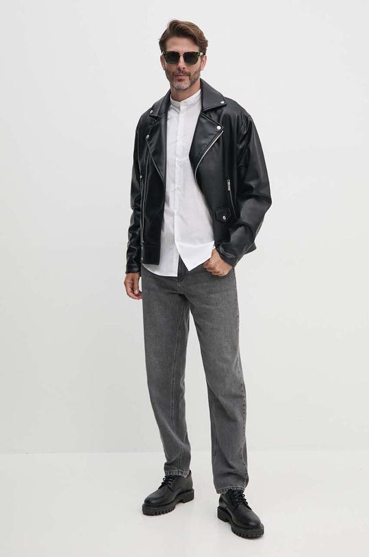 Риза Sisley 5CNXSQ032 бял SS24