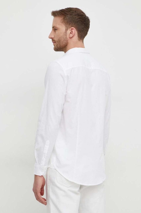 Oblečení Bavlněná košile Sisley 5HHLSQ031 bílá