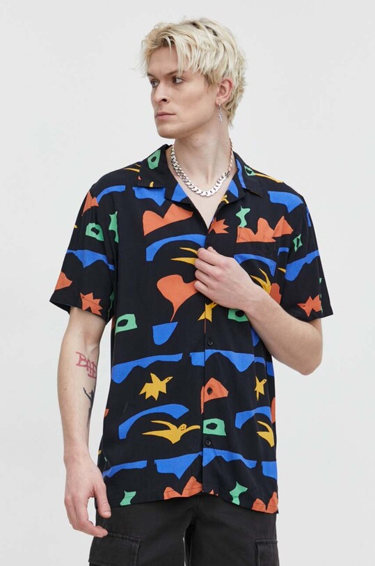 Volcom camasa x ARTHUR LONGO negru A0412450
