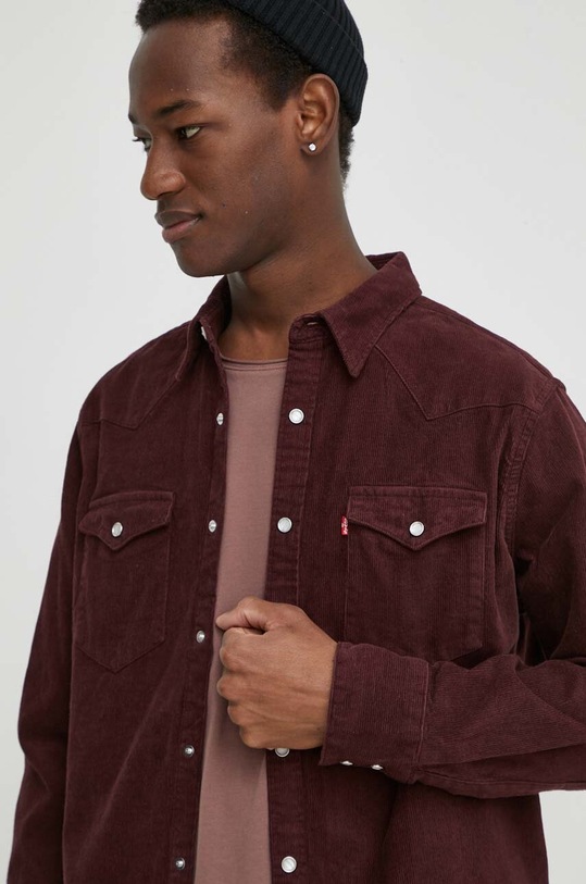 Levi's camasa din bumbac violet 85744