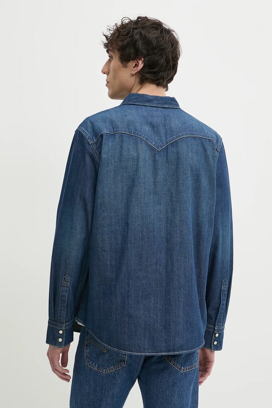 Oblečení Bavlněná košile Levi's 85744 námořnická modř