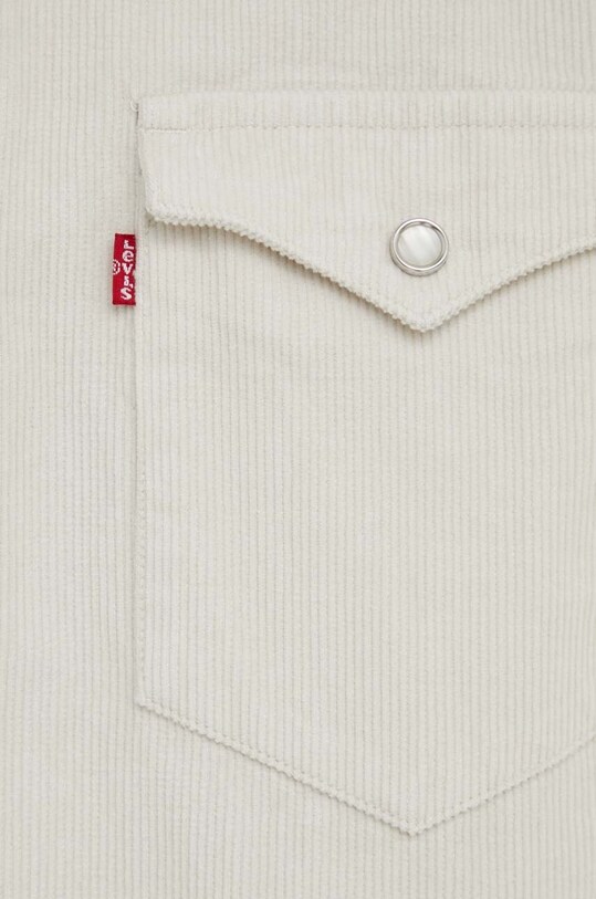 Βαμβακερό πουκάμισο Levi's 85744 μπεζ