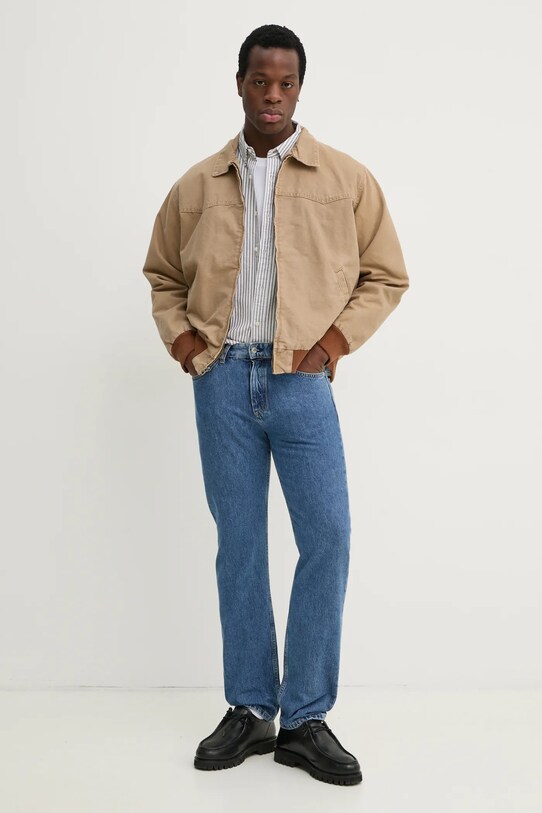 Levi's camasa din bumbac A7210 gri SS25