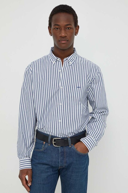 Levi's camasa din bumbac cu modele bleumarin A7210