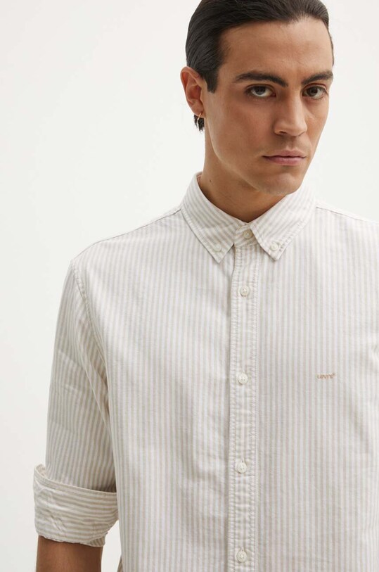 Levi's camasa din bumbac A7210 bej