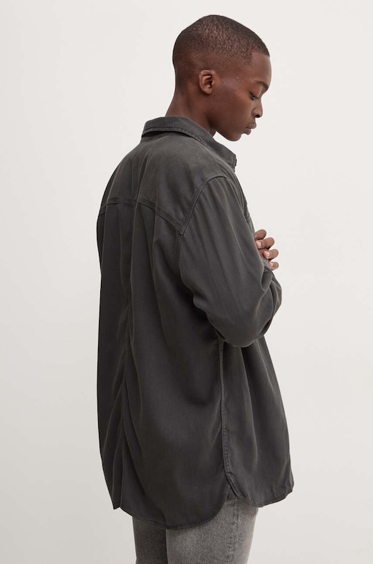 Oblečenie Rifľová košeľa Levi's A7224 čierna