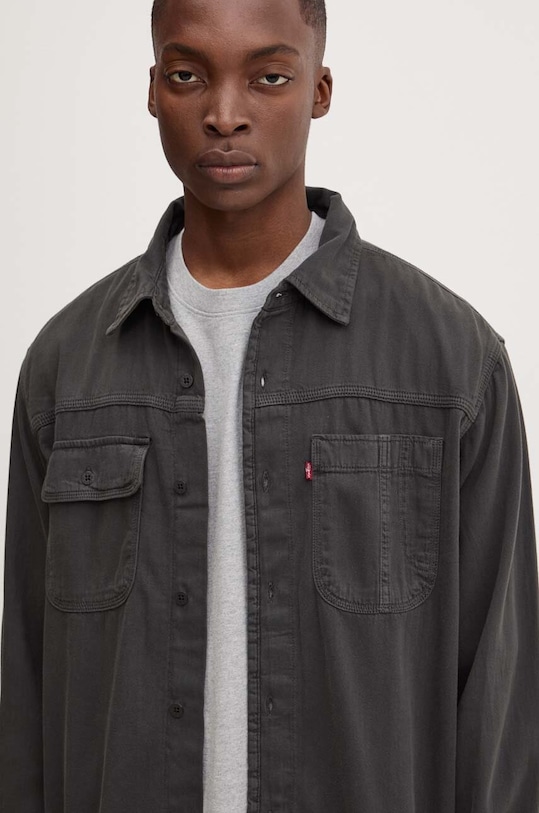 Rifľová košeľa Levi's čierna A7224