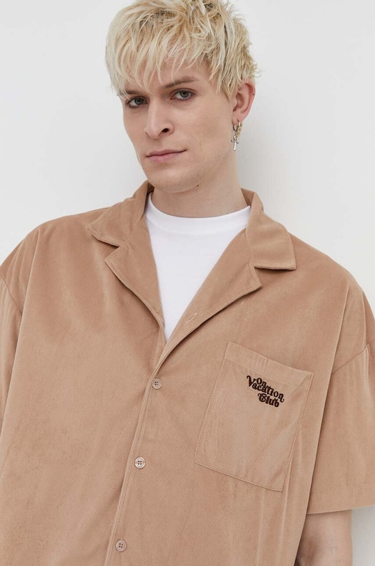 On Vacation camasa Corduroy bej OVC.SH11