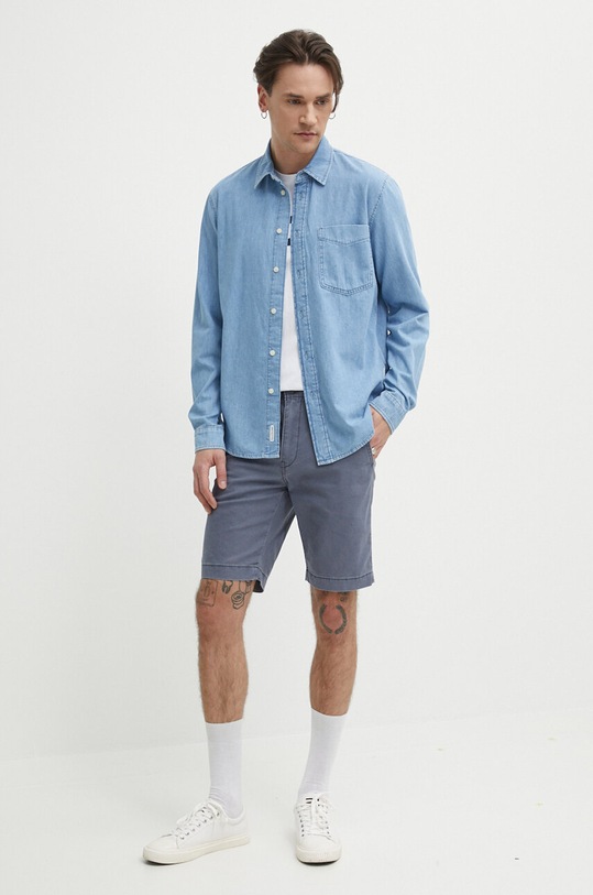 Marc O'Polo koszula jeansowa 463925722026 niebieski SS24