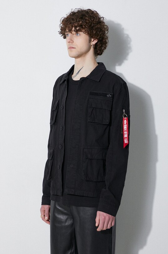 Alpha Industries jacket Ripstop Cargo black 136123