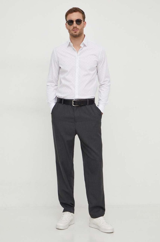 Košeľa Calvin Klein K10K112593 biela SS24