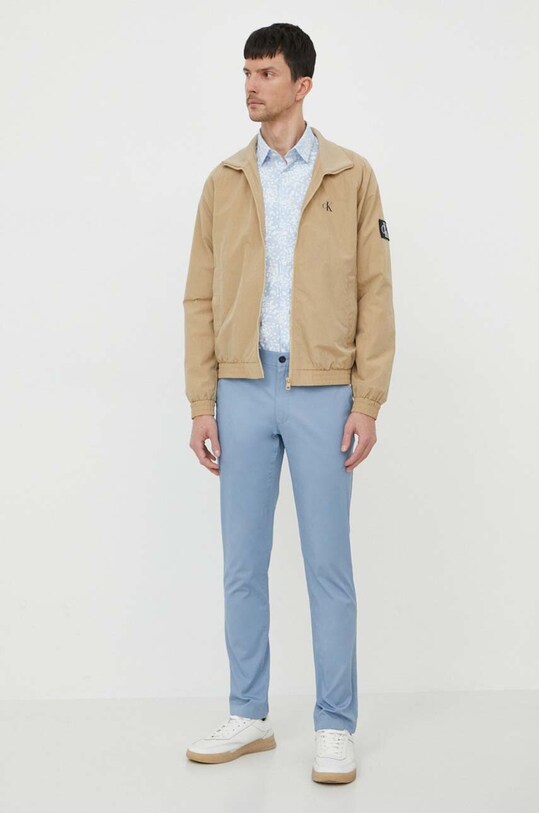 Одежда Рубашка Calvin Klein K10K112610 голубой