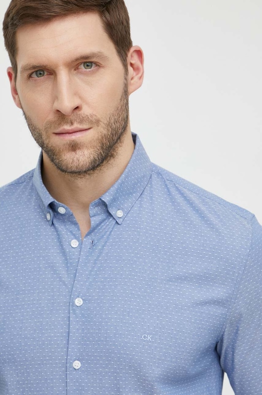 Košeľa Calvin Klein modrá K10K112678