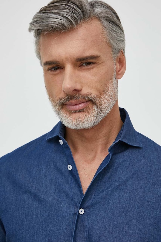 Odjeća Traper košulja Liu Jo M124P201FORTFRENCH mornarsko plava