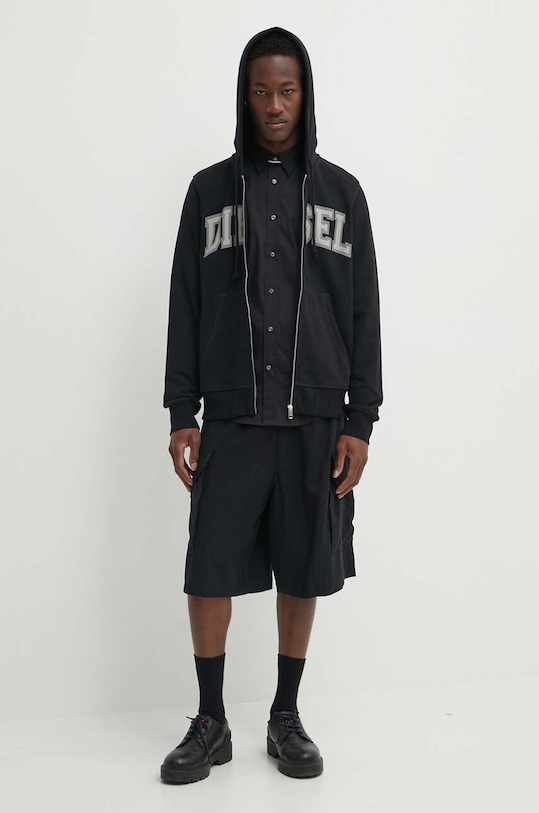 Diesel koszula S-BENNY-CL A10617.0QFAV czarny SS24