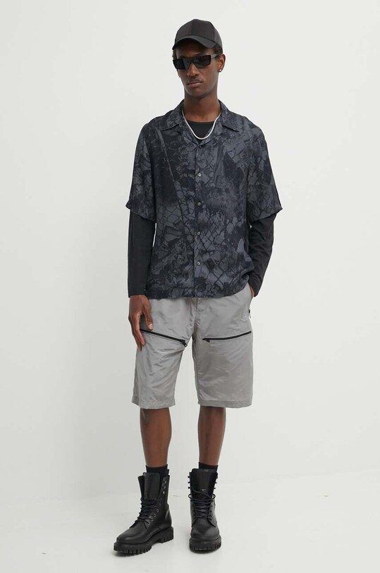 Diesel cămașă S-BRISTOL CAMICIA A12855.0IMAG negru SS24