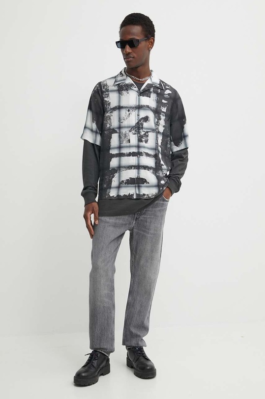 Diesel koszula S-NABIL CAMICIA A12965.0NJAE czarny SS24