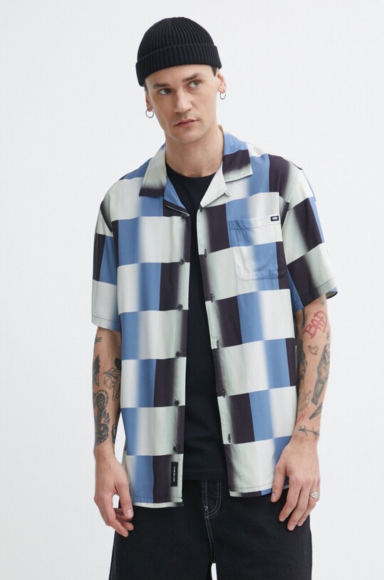 Košile Vans modrá VN000G7EP8X1