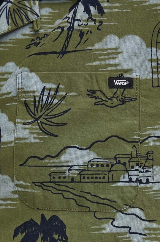 Vans camasa din bumbac VN000G7GAMB1 verde